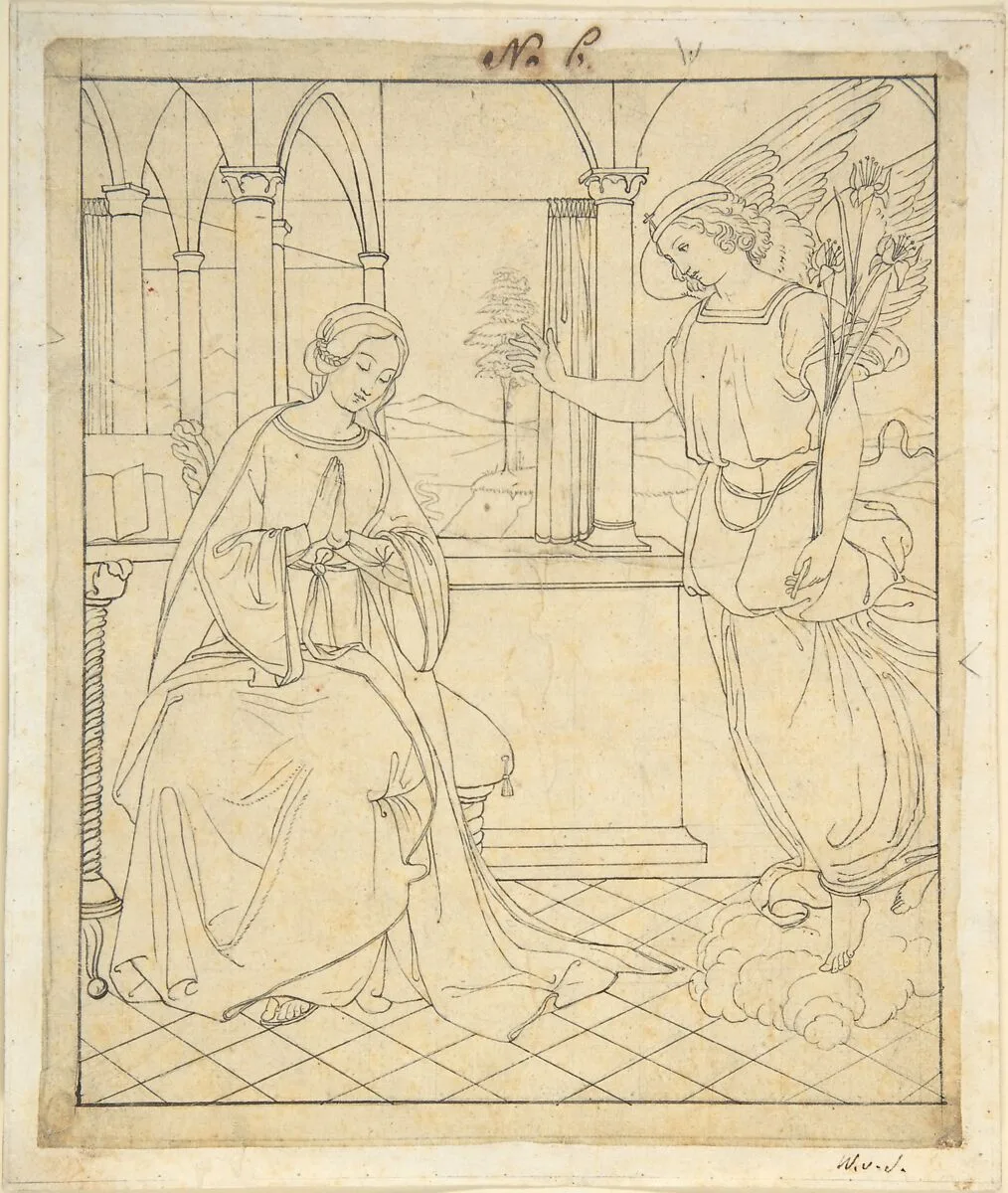 The Annunciation — Wilhelm Schadow
