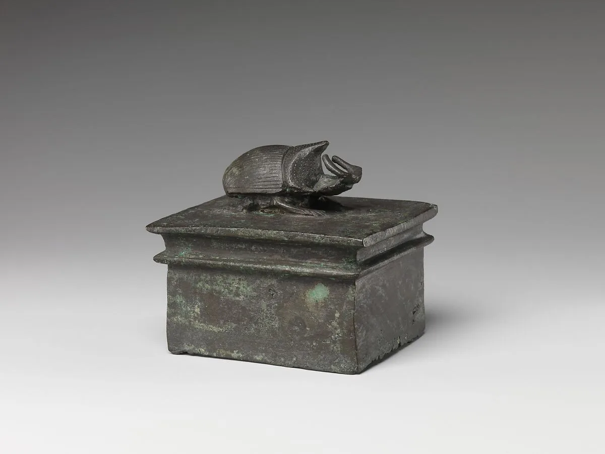 Rhinoceros beetle box — Unknown