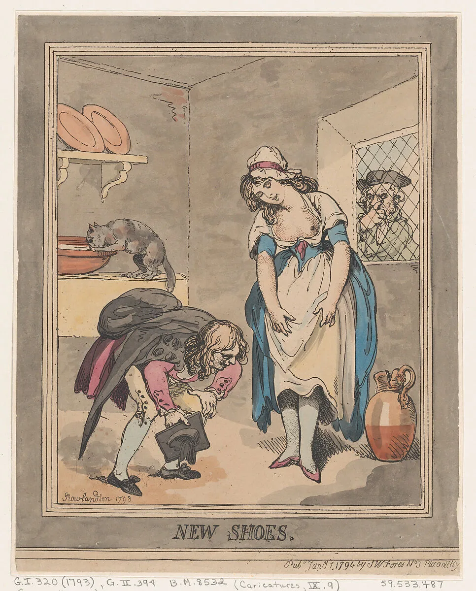 New Shoes — Thomas Rowlandson
