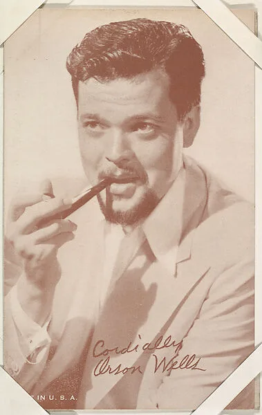 Orson Welles from TV and Radio Stars Exhibit Cards series (W409) — Unknown