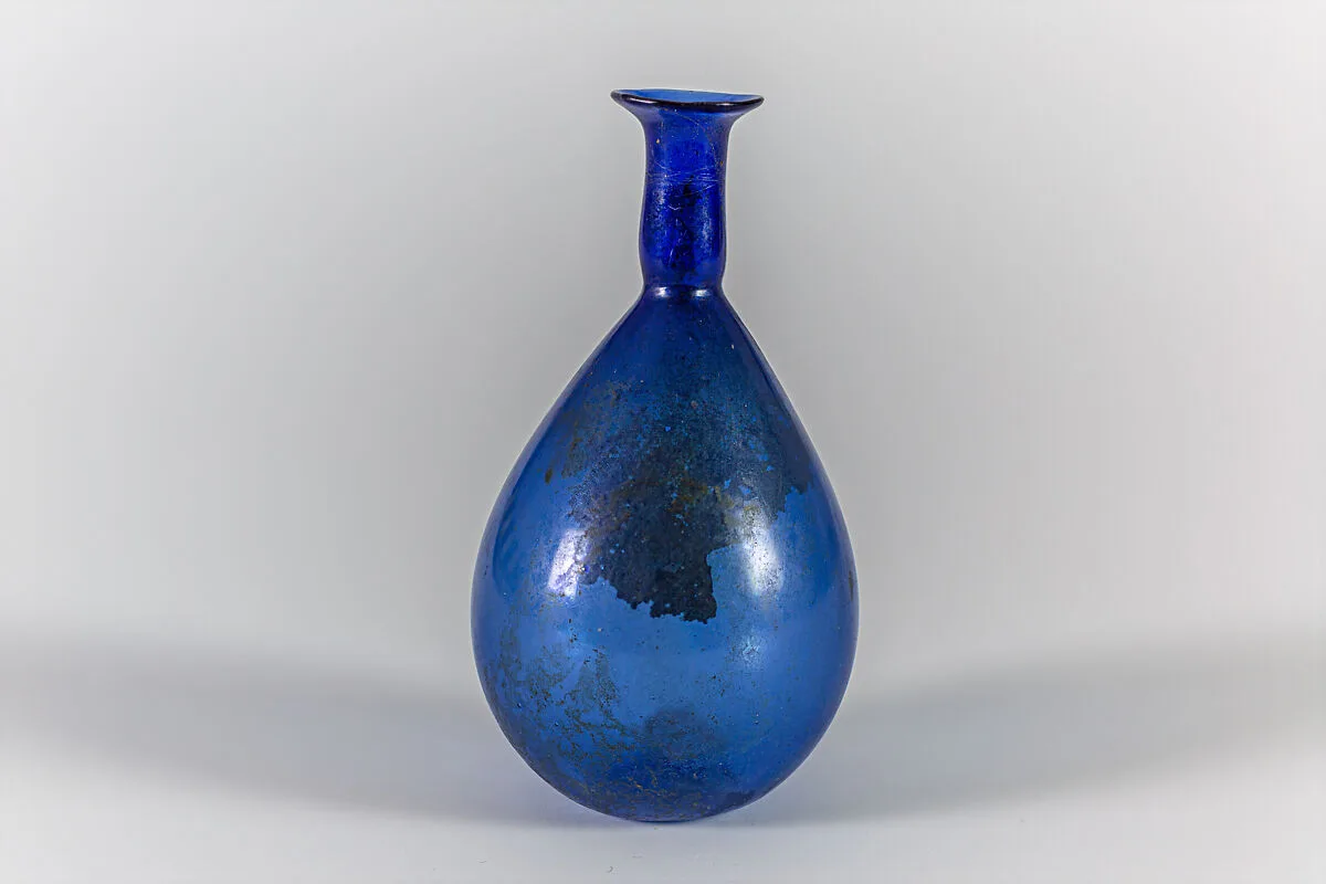 Glass perfume bottle — Unknown