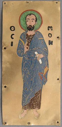 Plaque with Saint Simon