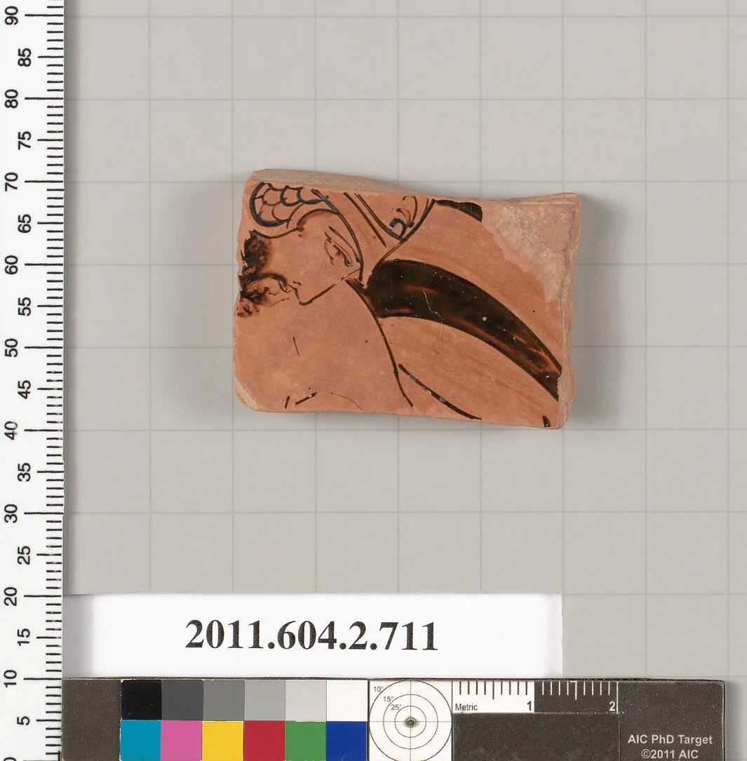 Terracotta fragment of a calyx-krater (bowl for mixing wine and water) — Unknown
