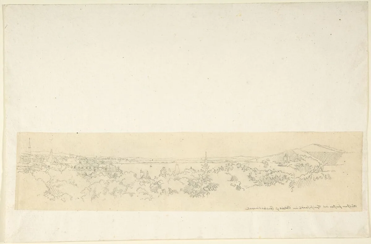 Landscape near Constantinople — Franz von Hauslab the Younger