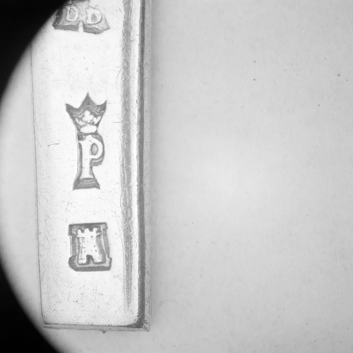 Section of a spoon handle — Daniel-Toussaint Desmares