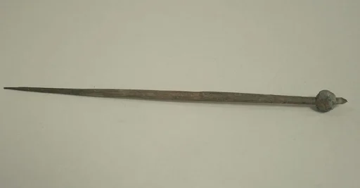 Shell Spindle and Copper Spindle Whorl