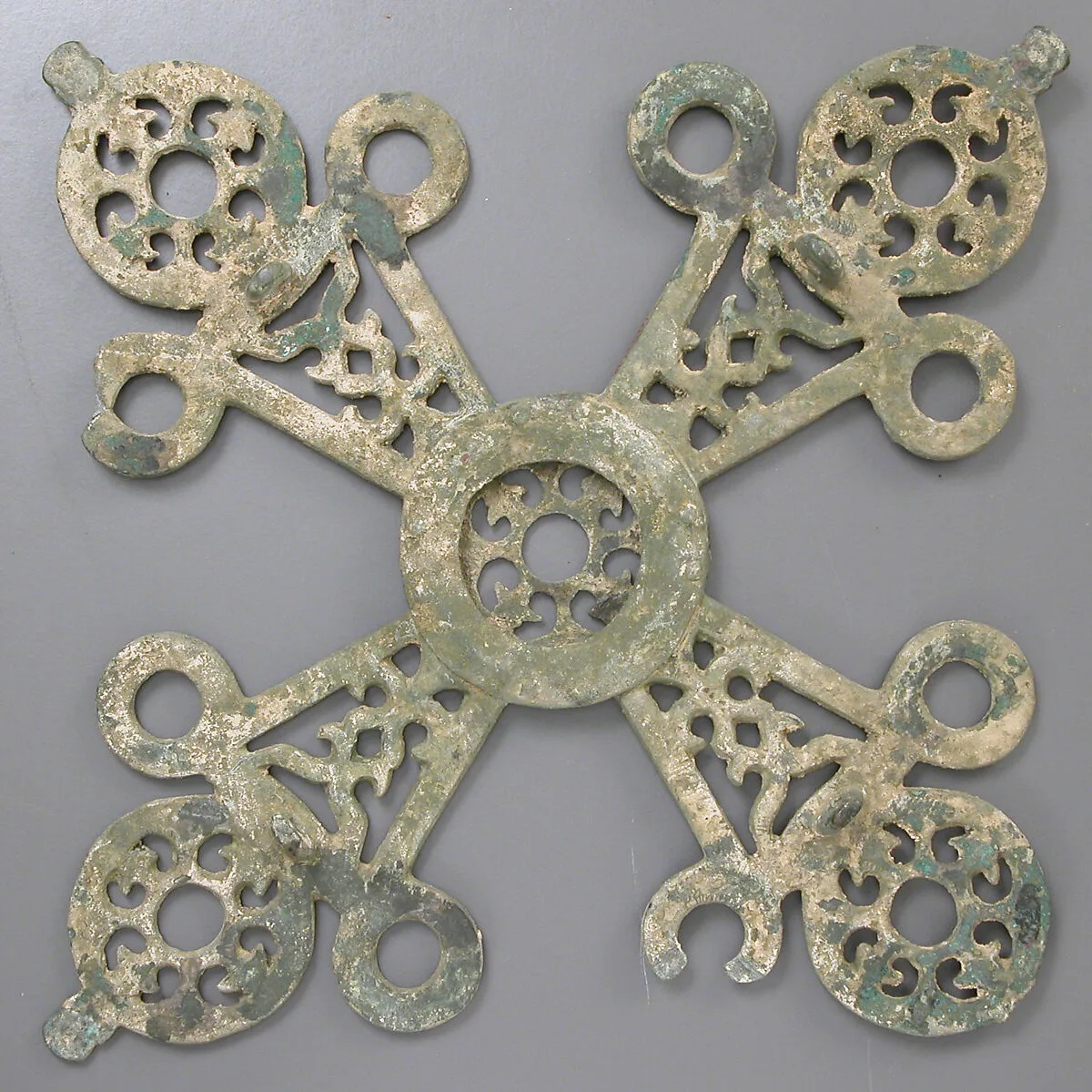 Cross-Shaped Hanging Lamp — Unknown
