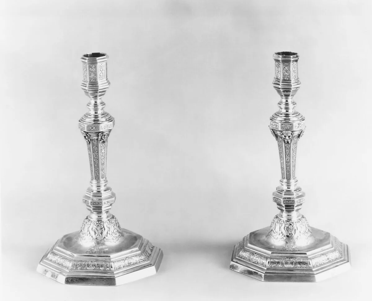 Pair of candlesticks — Jacques Delavigne