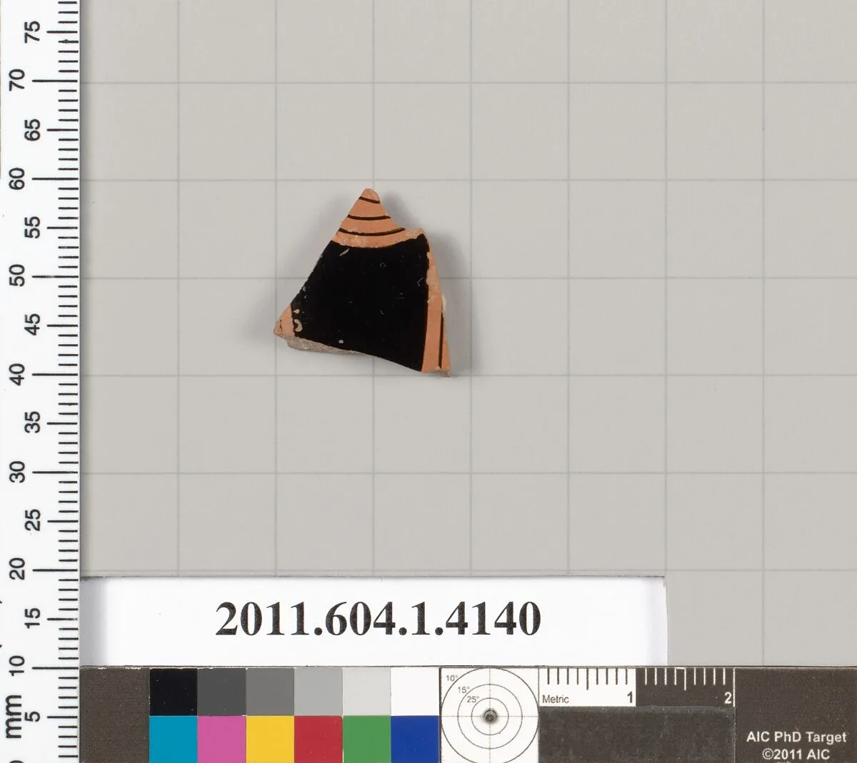 Terracotta fragment of a kylix (drinking cup) — Unknown