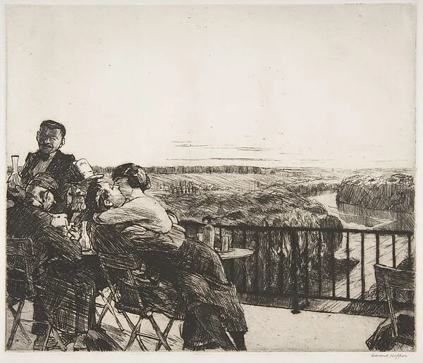 Les Deux Pigeons — Edward Hopper