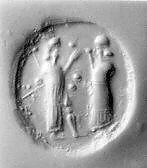 Stamp seal (scaraboid) with cultic scene — Unknown
