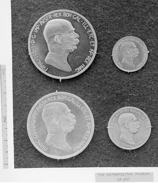 Austrian 100 crown-piece commemorating the 60th year of the reign of Emperor Francis Joseph — Rudolph Ferdinand Marschall