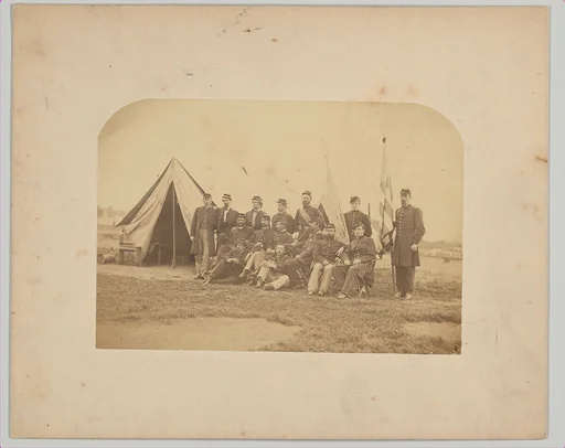 [Soldiers and Officers, Likely Members of the 71st New York State Militia]