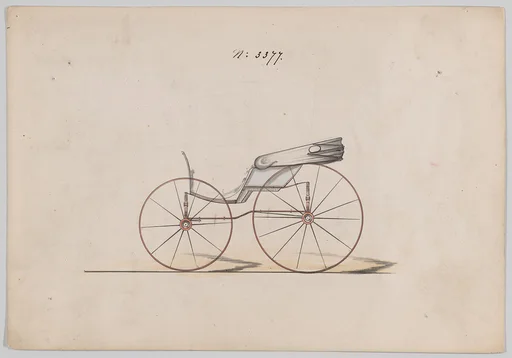 Design for Pony Phaeton, no. 3377