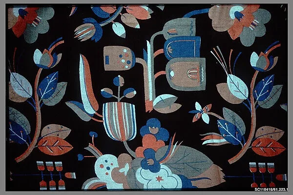 Textile fragment — R. H. Geyer-Raack|Deutsche Werkstätten