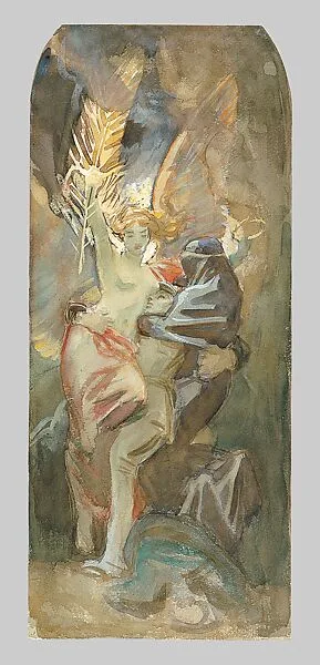 Study for "Death and Victory" — John Singer Sargent