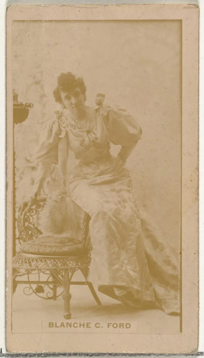 Blanche C. Ford, from the Actors and Actresses series (N145-8) issued by Duke Sons & Co. to promote Duke Cigarettes — American Tobacco Company|W. Duke, Sons & Co.