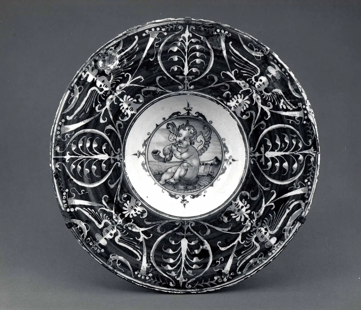Maiolica: Plate (tondino) — Unknown