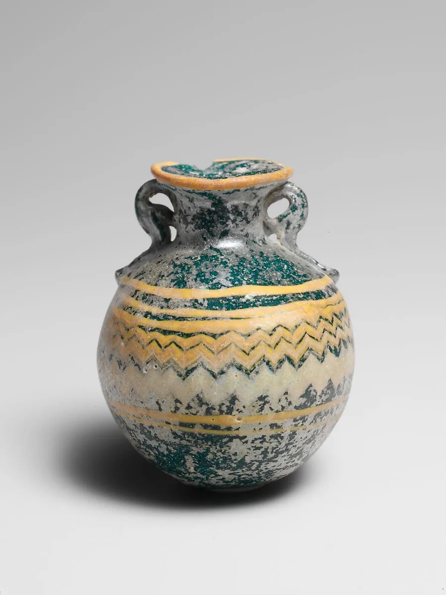 Glass aryballos (perfume bottle) — Unknown