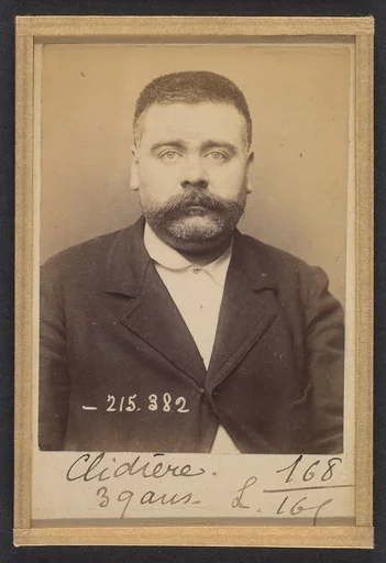 Clidière. François. 39 ans, né le 3/2/55 à Miales (Dordogne). Tailleur d'habits. Anarchiste. 9/3/94.