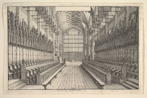 Choir and stalls in St George's Chapel, Windsor