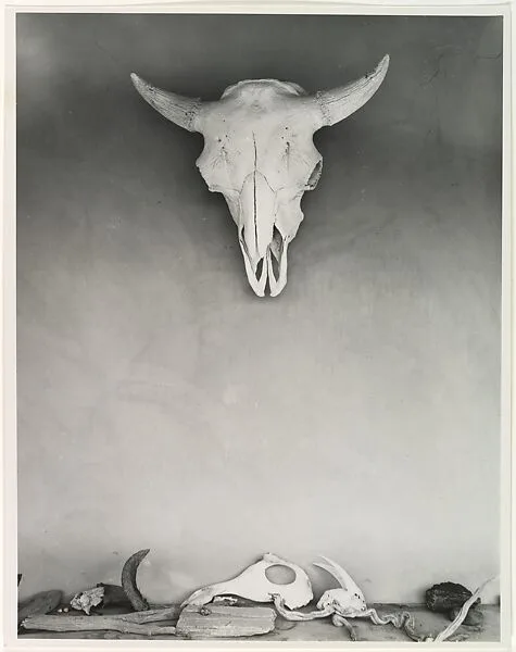 On the Portal at Georgia O'Keeffe's Ghost Ranch House, New Mexico — Todd Webb