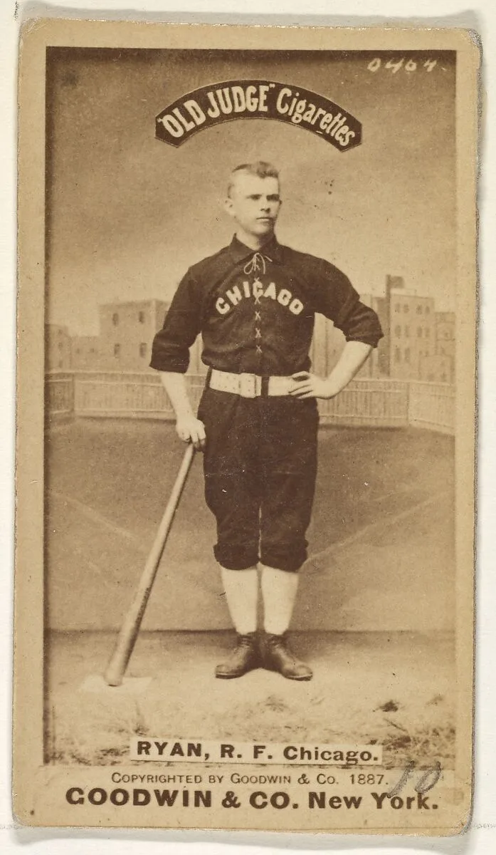 Ryan, Right Field, Chicago, from the Old Judge series (N172) for Old Judge Cigarettes — Goodwin & Company