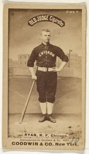 Ryan, Right Field, Chicago, from the Old Judge series (N172) for Old Judge Cigarettes