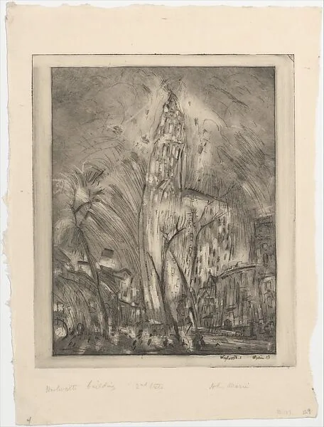 Woolworth Building, No. 1 — John Marin
