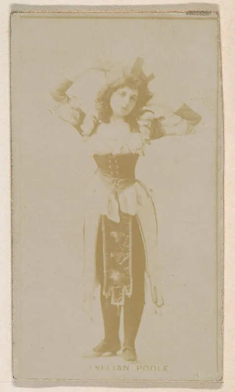Lyllian Poole, from the Actresses series (N245) issued by Kinney Brothers to promote Sweet Caporal Cigarettes — Kinney Brothers Tobacco Company