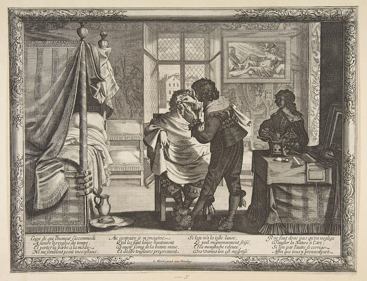 The Barber (le Barbier) — Abraham Bosse|Jean I Leblond