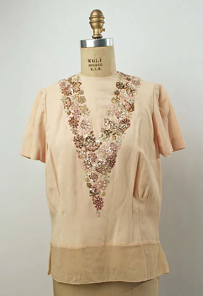 Evening blouse — Mainbocher|Mainbocher