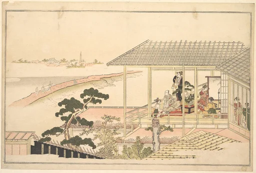 狂月坊|A Party of Merrymakers in a House in the Yoshiwara on a Moonlight Night