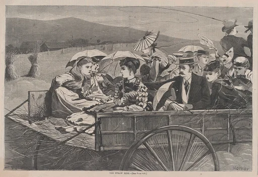 The Straw Ride (from "Harper's Bazar," Vol. II)
