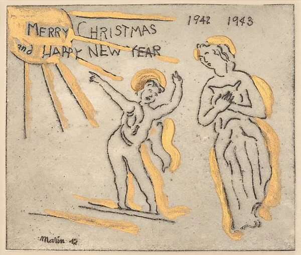 Merry Christmas and Happy New Year — John Marin