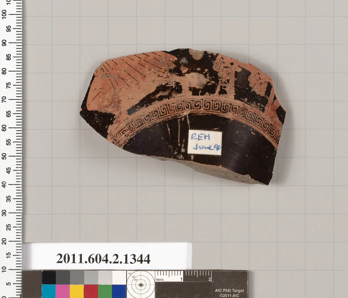 Terracotta fragment of a skyphos (deep drinking cup) — Unknown