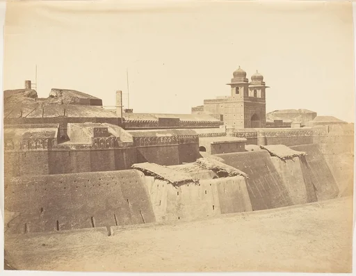 [Fort of "Philoor" on the Sutlej River, Built by Runjeet Singh]