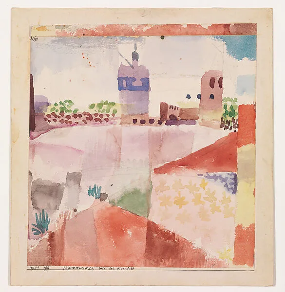 Hammamet with Its Mosque — Paul Klee