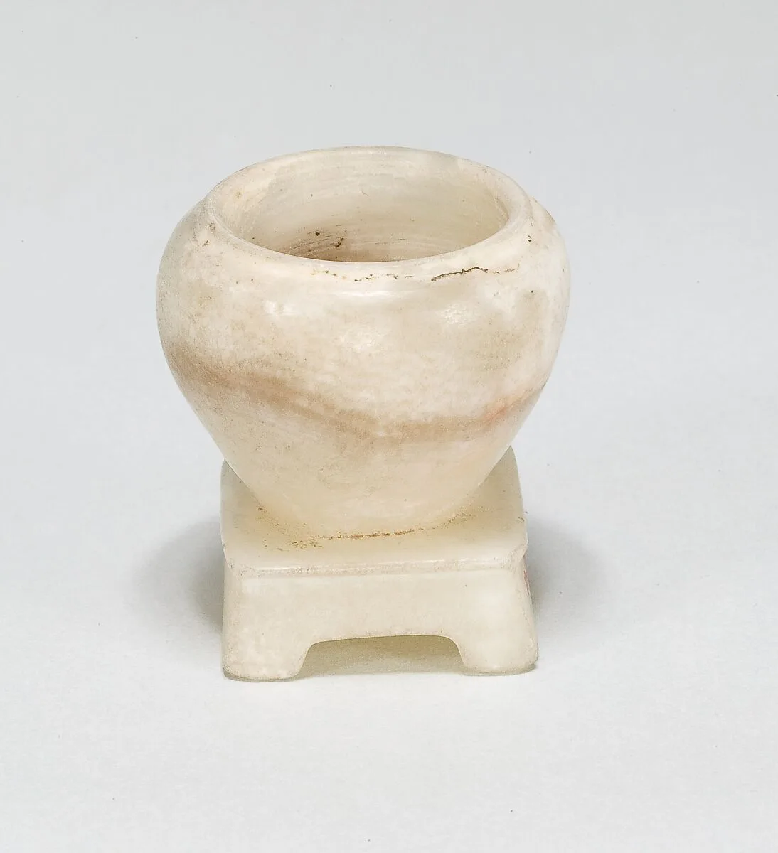 Jar for Eye Paint (kohl) with Attached Stand — Unknown