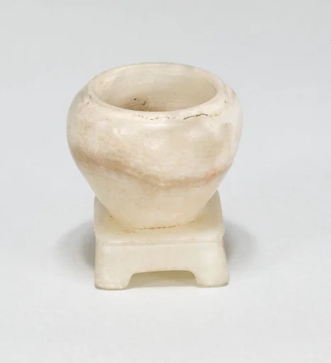 Jar for Eye Paint (kohl) with Attached Stand