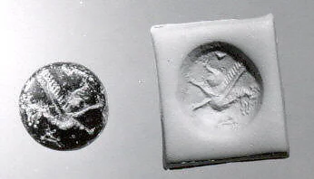 Stamp-cylinder seal (with loop handle) with monsters