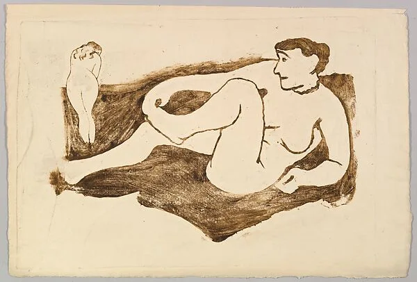 Reclining and Standing Female Nudes — Elie Nadelman