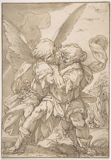 Jacob Wrestling with the Angel