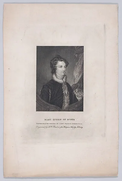 Mary, Queen of Scots (frontispiece, from "Life of Mary Queen of Scots," volume 1) — Mary, Queen of Scots|Henry Glassford Bell|Stephen Henry Gimber|Harper & Brothers