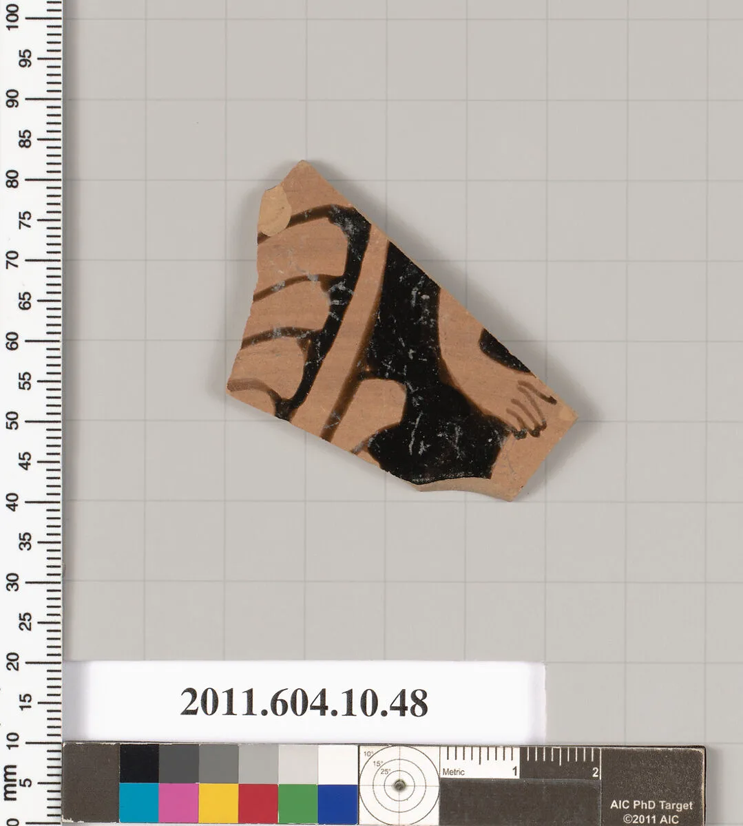 Terracotta fragment of a kylix (drinking cup) — Unknown