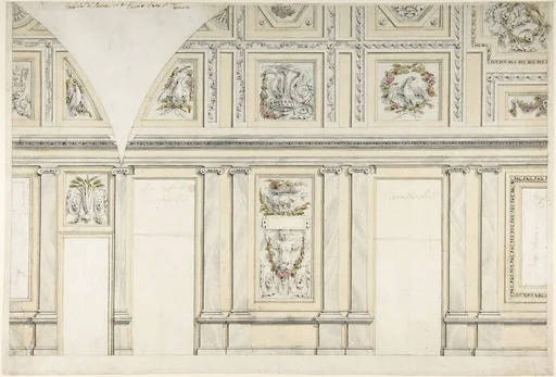 Design for the Interior of a Gallery of a Palace