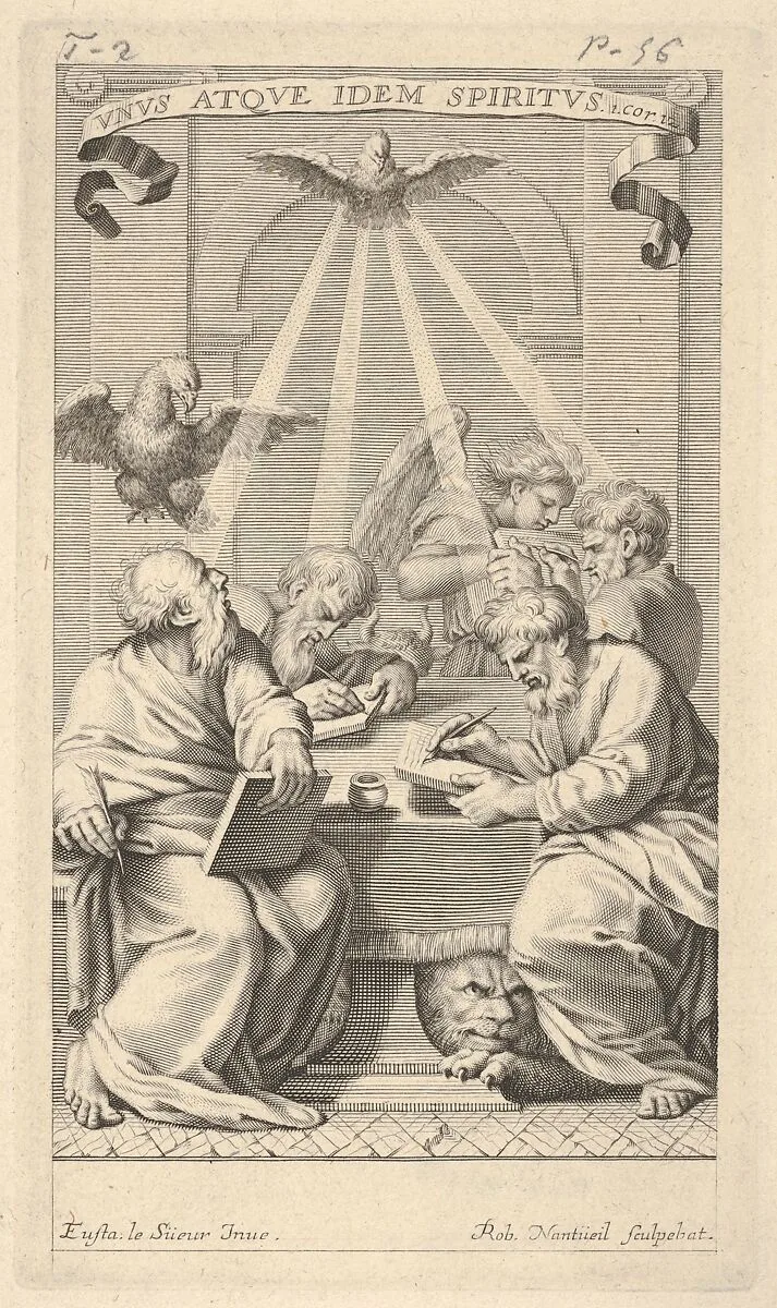 The Four Evangelists — Robert Nanteuil|Eustache Le Sueur