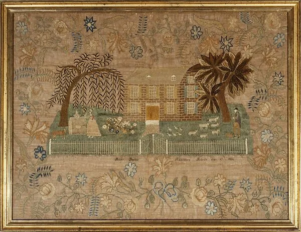 Embroidered Sampler — Mary Davis
