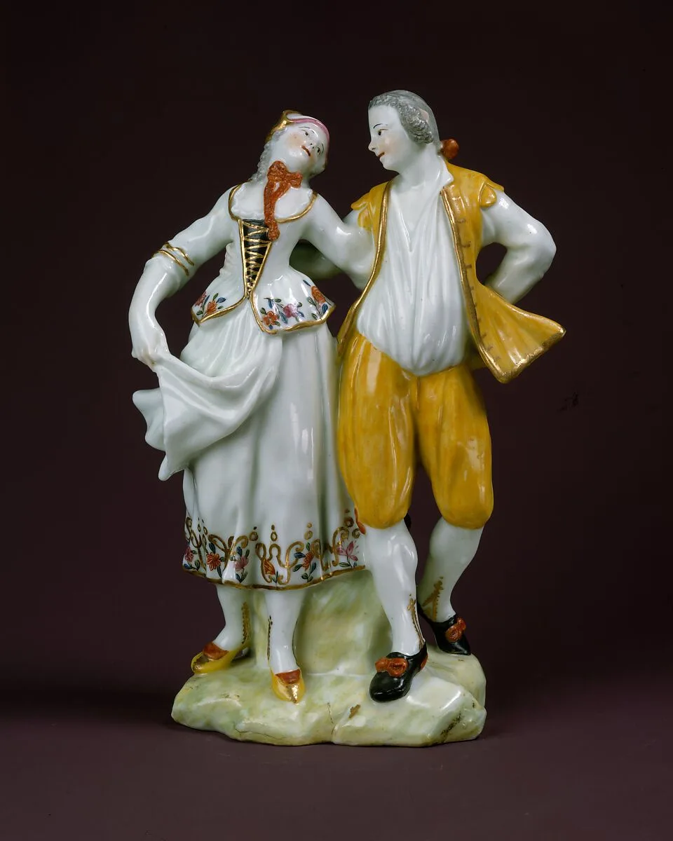 Dancing couple — Giuseppe Gricci|Capodimonte Porcelain Manufactory
