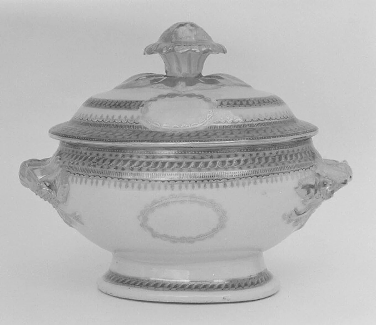 Dish with cover (part of a service) — Unknown